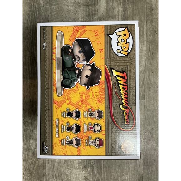 Funko Pop! Super Deluxe Indiana Jones & Henry Jones Sr. Ride - Picture 4 of 4